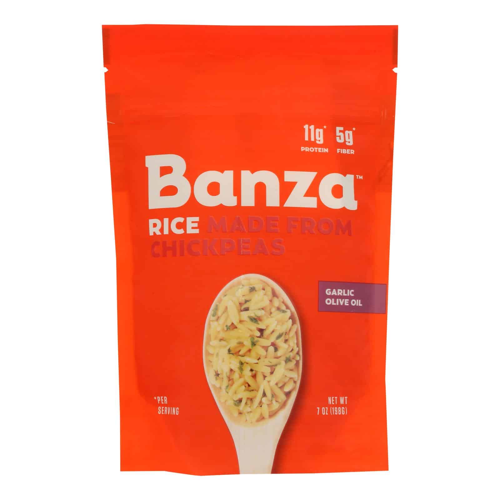 Banza - Rice Garlic Olive Oil Chickpea - Case Of 6-7 Oz