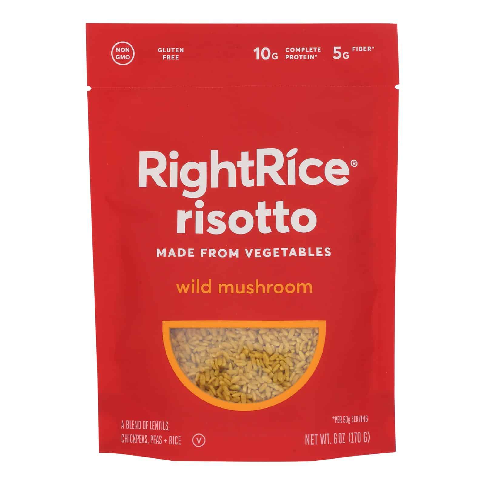 Right Rice - Risotto Vegetable Wild Mushroom - Case Of 6-6 Oz