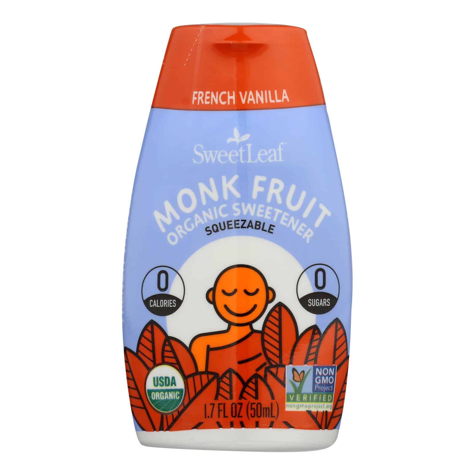 Sweet Leaf - Sweetner Monk Fruit Squeeze French Vanilla - 1 Each-1.7 Fz