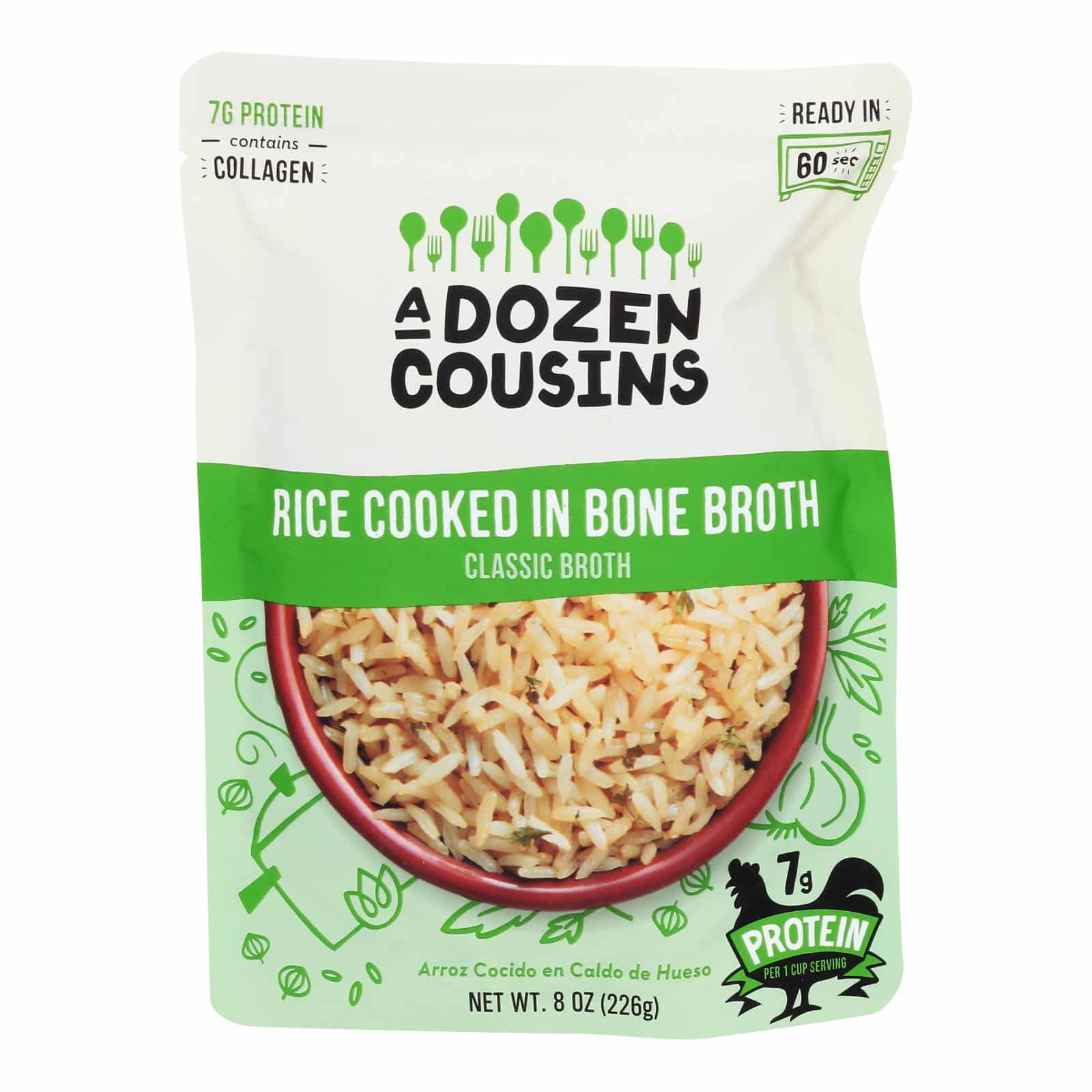 A Dozen Cousins - Rice Classic Broth Ready to Eat - Case Of 6-8 Oz