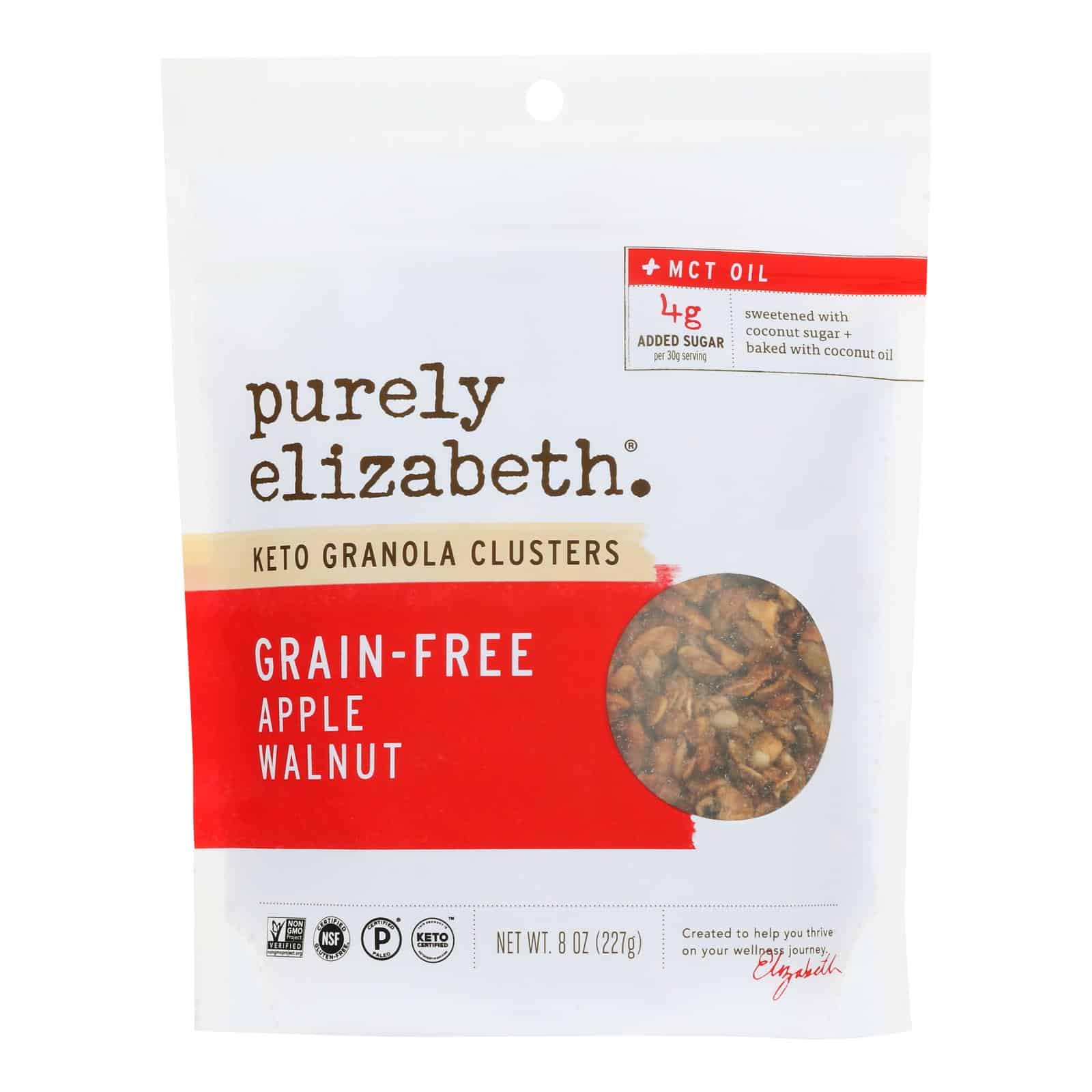 Purely Elizabeth - Granola Gluten Free Apple Walnut - Case Of 6-8 Oz