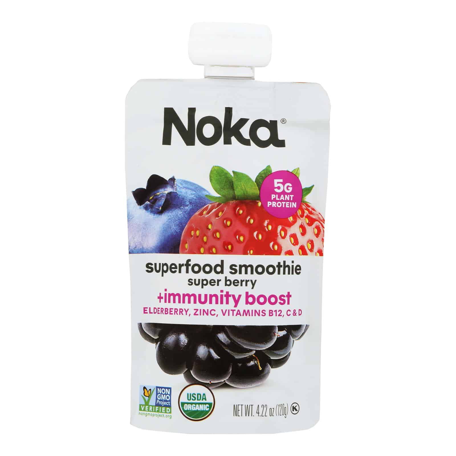 Noka - Smoothie Superfood Super Berry - Case Of 6-4.22 Oz