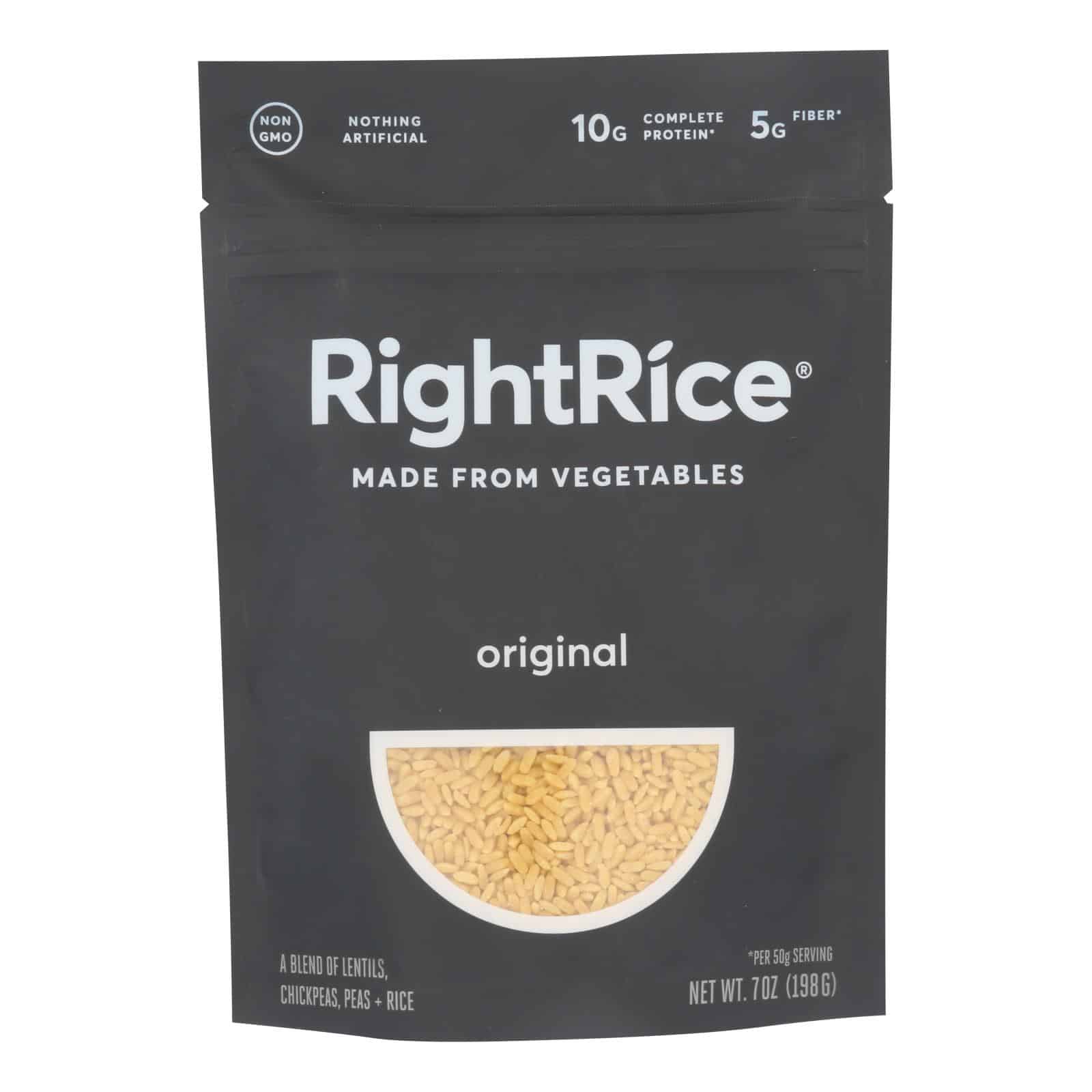 Right Rice - Made From Vegetables - Original - Case Of 6 - 7 Oz.
