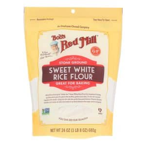Bob's Red Mill - Rice Flour Sweet White Gluten Free - Case Of 4 - 24 Oz