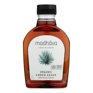 Madhava Honey - Agave Nectar Raw Amber - Case Of 6 - 17 Oz