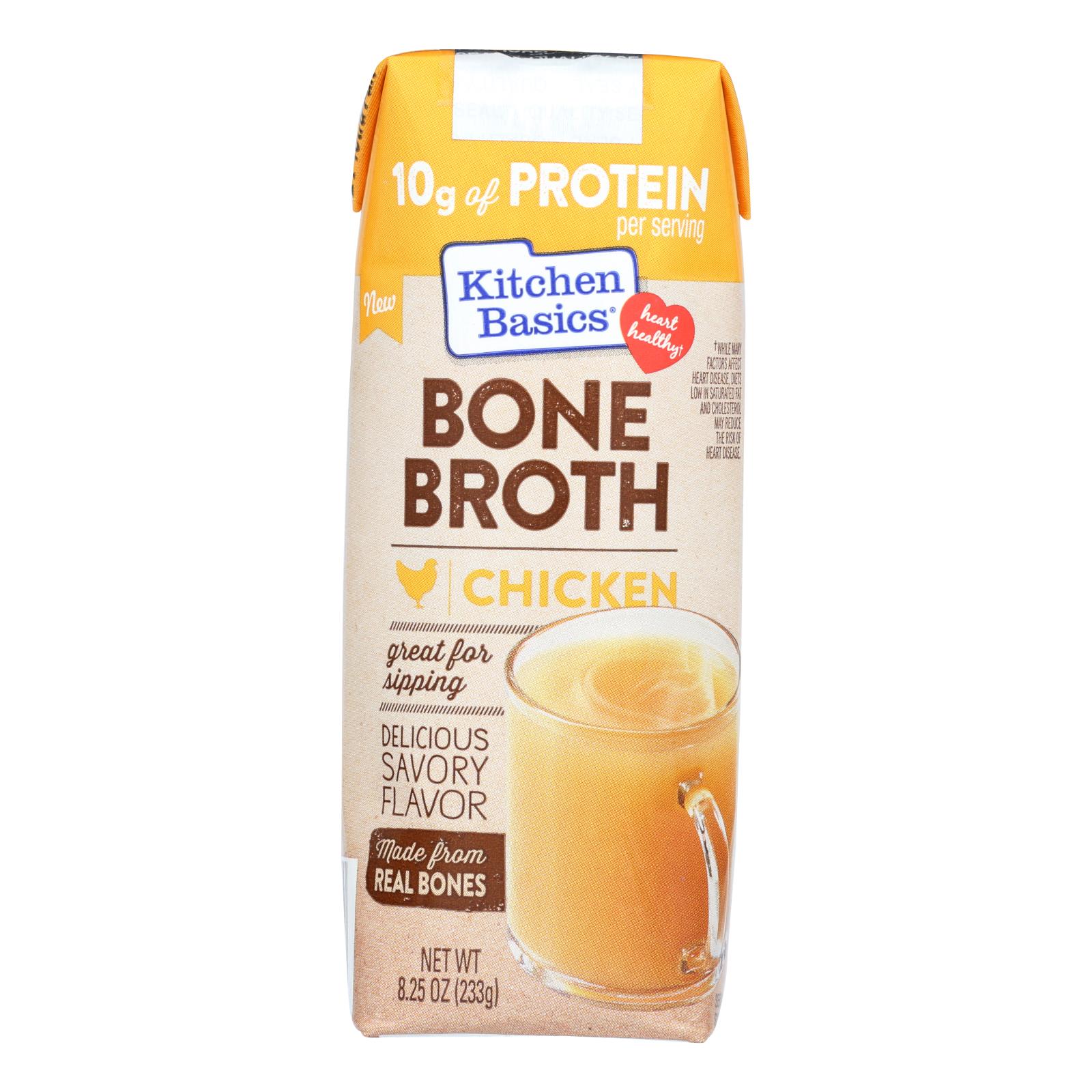 Kitchen Basics Chicken Bone Broth - Case Of 12 - 8.25 Fz