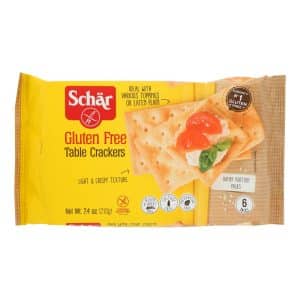 Schär Gluten Free Table Crackers - Case Of 5 - 7.4 Oz