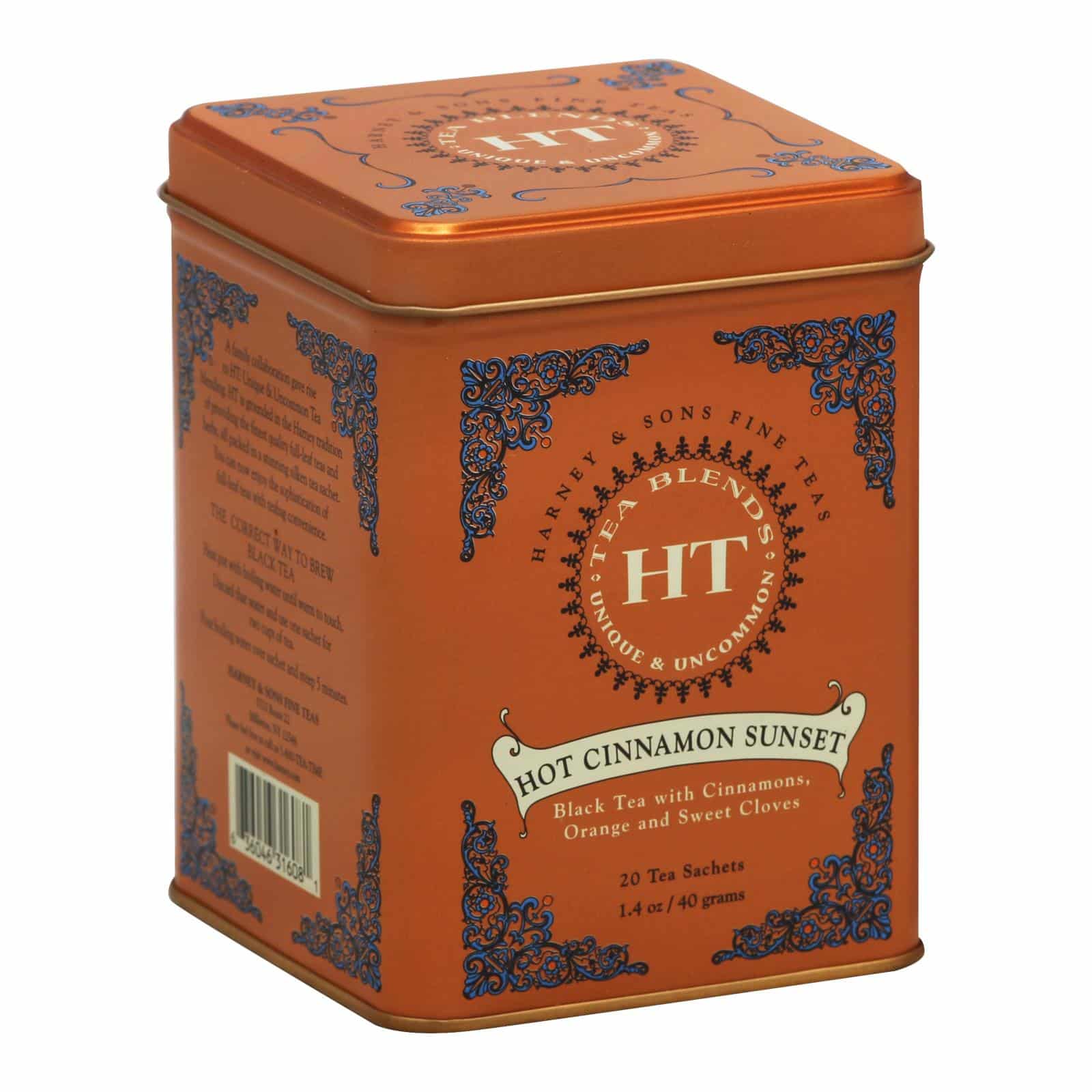 Harney & Sons - Tea - Hot Cinnamon Spice - Case Of 4 - 20 Count