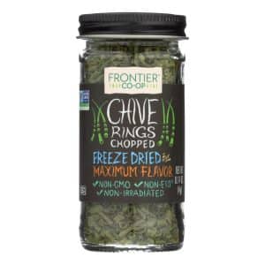 Frontier Herb Chives - Freeze Dried - Cut & Sifted - .14 Oz