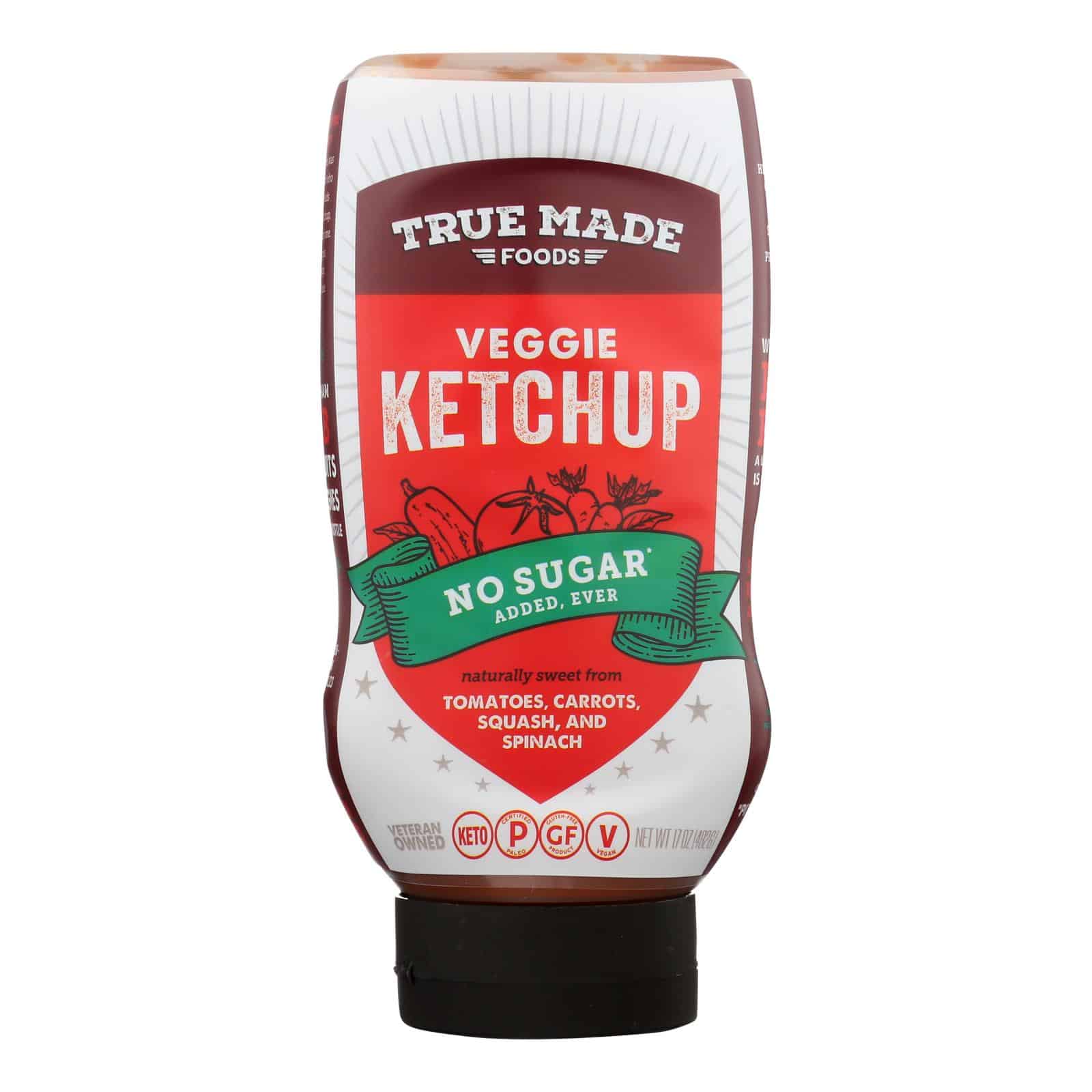 True Made Foods - Ketchup Squeeze Bottle - Case Of 6 - 17 Oz