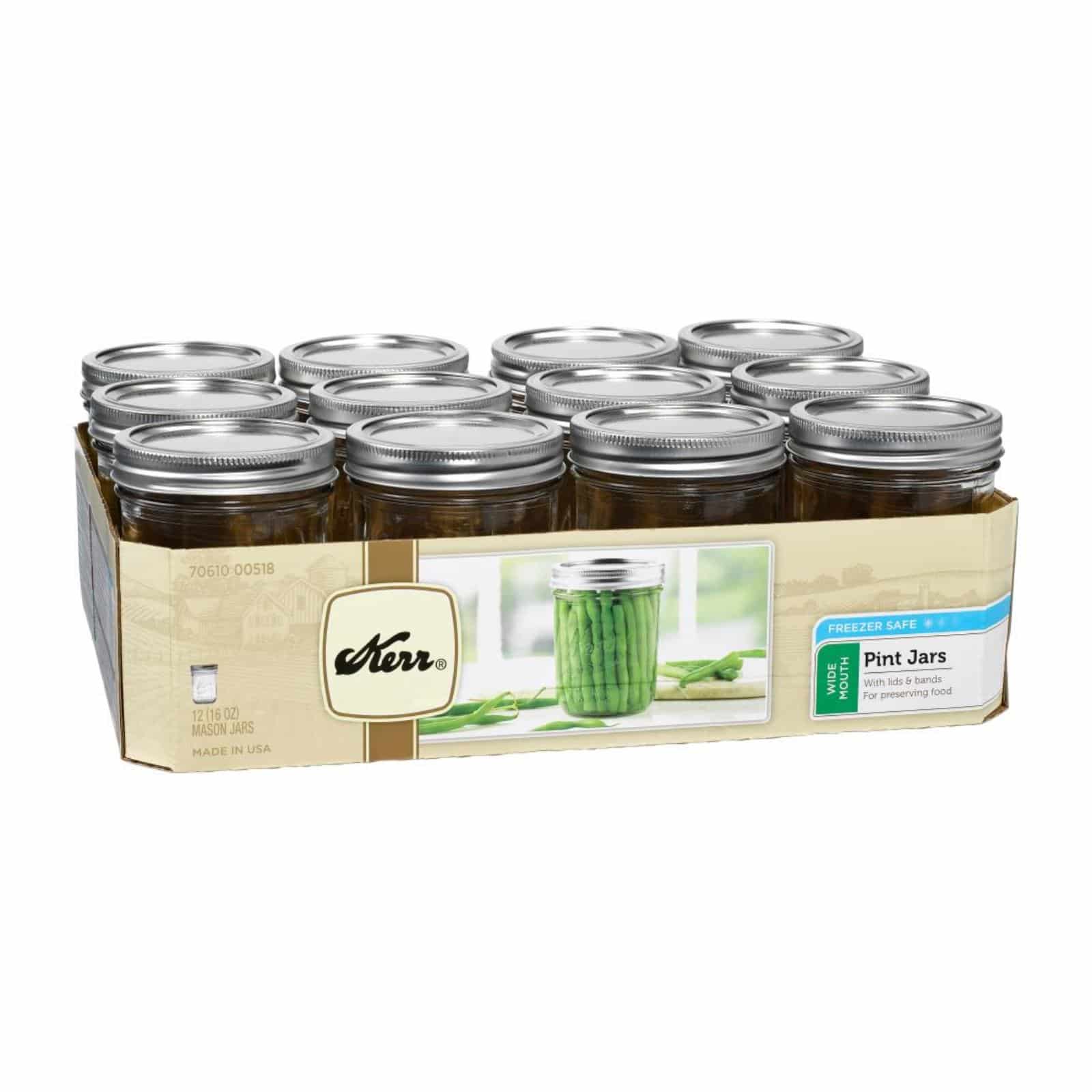 Kerr - Jars Wide Mouth 16oz - Case Of 1-12 Ct