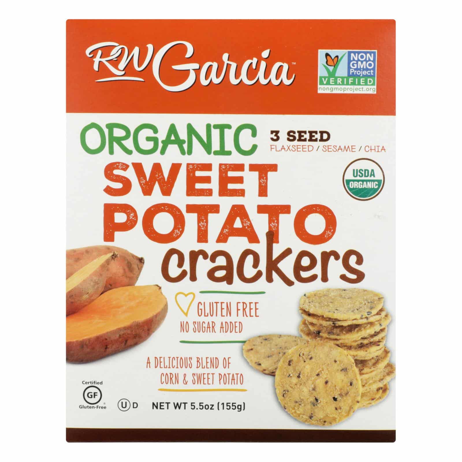 R. W. Garcia – Cracker Sweet Potato – Case Of 6 – 5.5 Oz – Attane Health