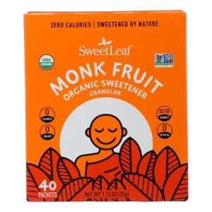 Sweet Leaf - Sweetener Monk Fruit Powder 40ct - 1 Each-1.13 Oz