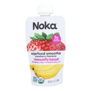 Noka - Smoothie Superfood Strawberry-Banana - Case Of 6-4.22 Oz