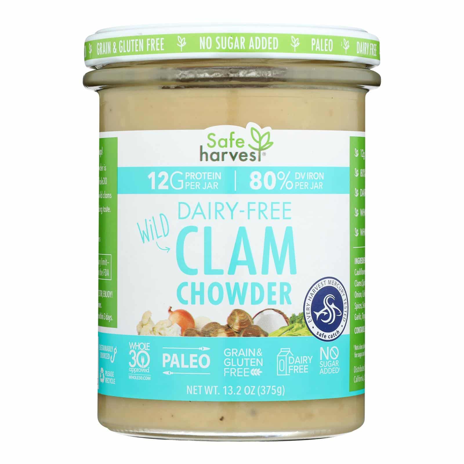 Safe Catch - Chowder Wild Clam Dairy Free - Case Of 6 - 13.2 Oz