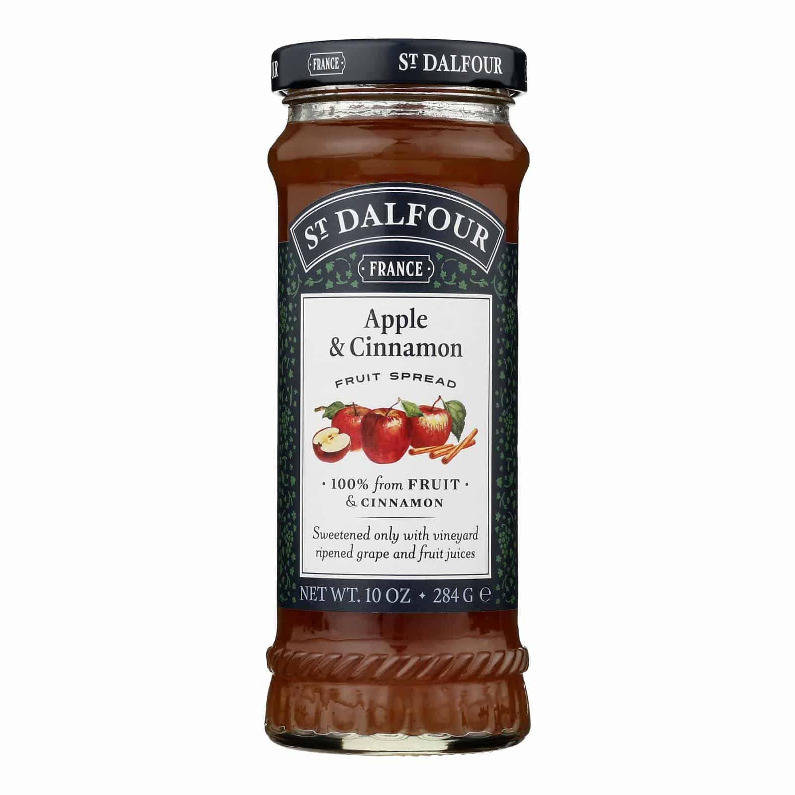 St Dalfour - Apple Cinnamon Fruit Spread- Case Of 6 - 10 Oz