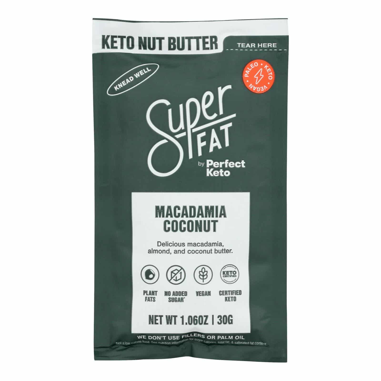 Superfat - Nut Butter Macadamia Coconut - Case Of 10-1.06 Oz