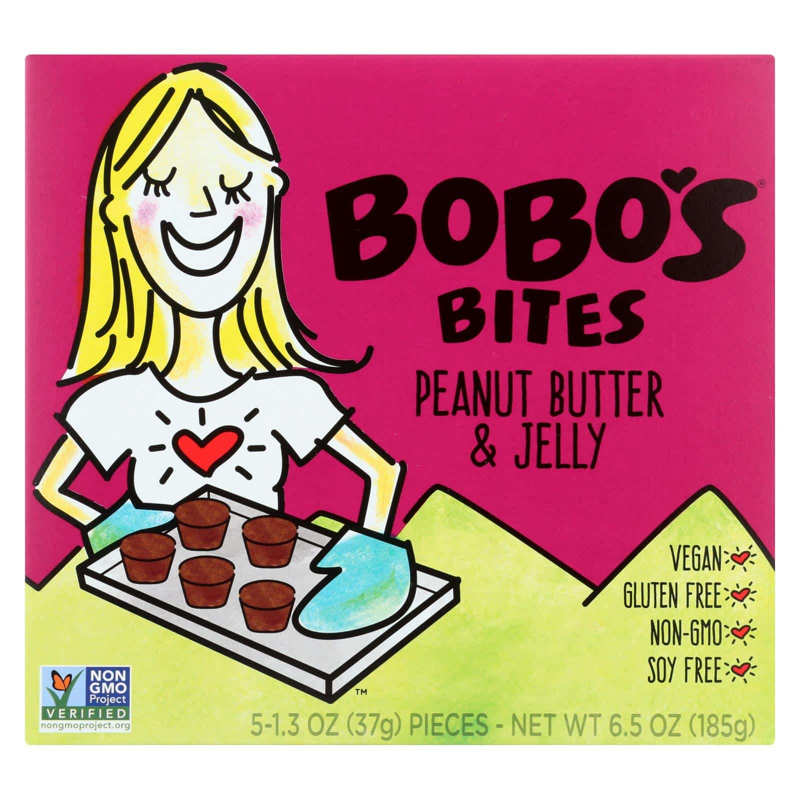 Bobo's Oat Bars - Peanut Butter & Jelly - Gluten Free - Case Of 6 - 1.3 Oz.