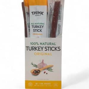 Think Jerky - Turkey Sticks Original, 20ct. case