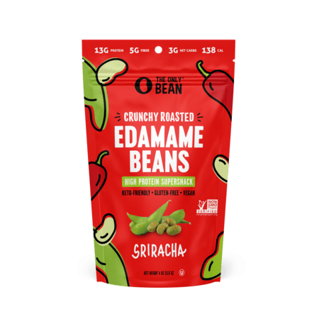 Crunchy Roasted Edamame Bean Sriracha