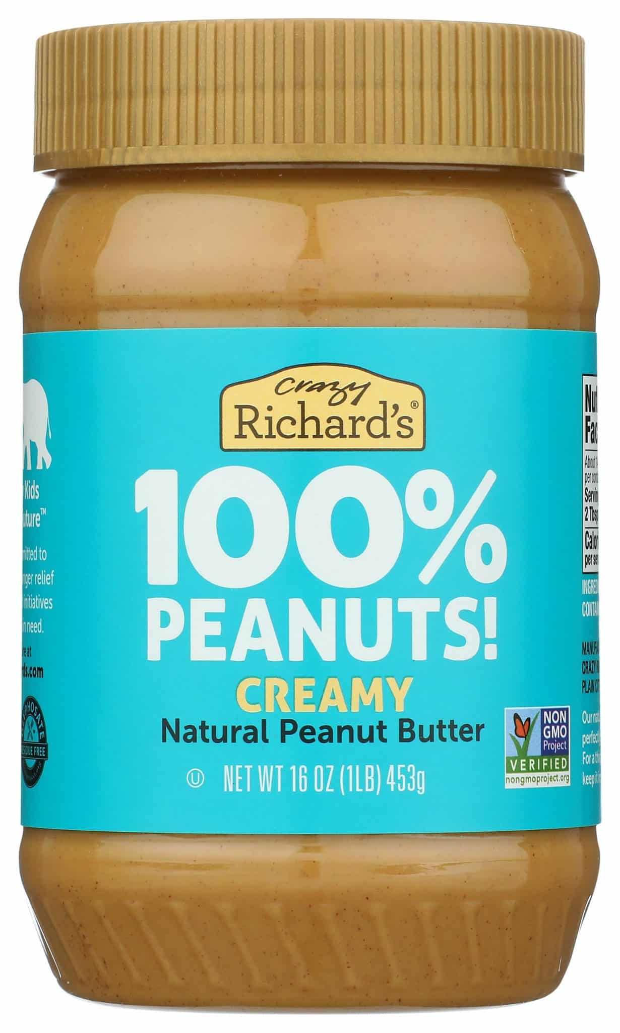 Crazy Richard's 100% Peanuts Peanut Butter Creamy