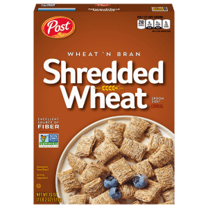 Post Shredded Wheat Wheat 'N Bran