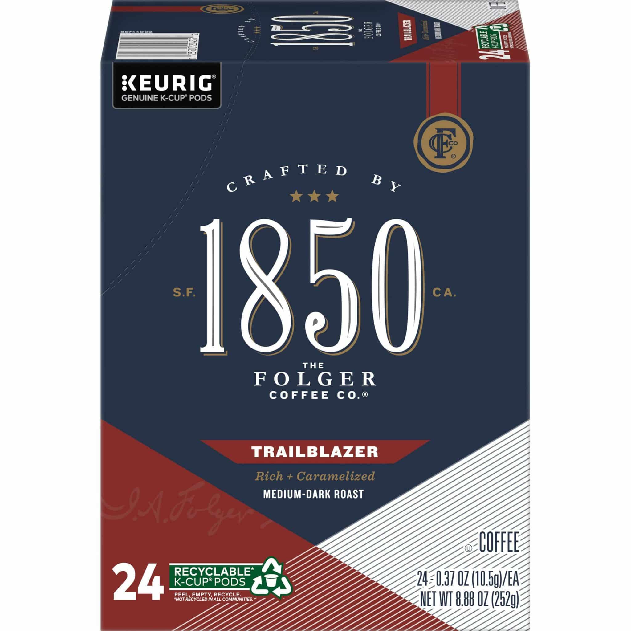 Trailblazer K-Cup Pods Medium-Dark Roast Coffee