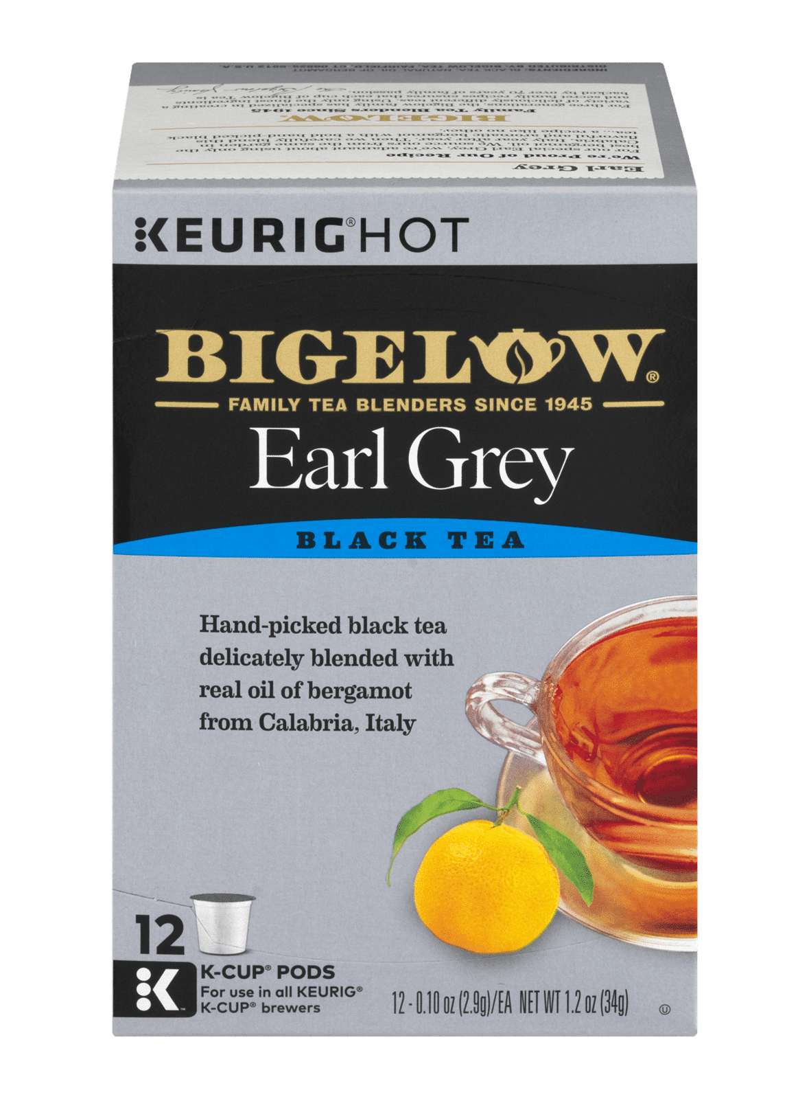 Bigelow Earl Grey Black Tea K-Cup Pods