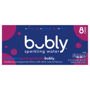 bubly Sparkling Water Blueberry Pomegranate