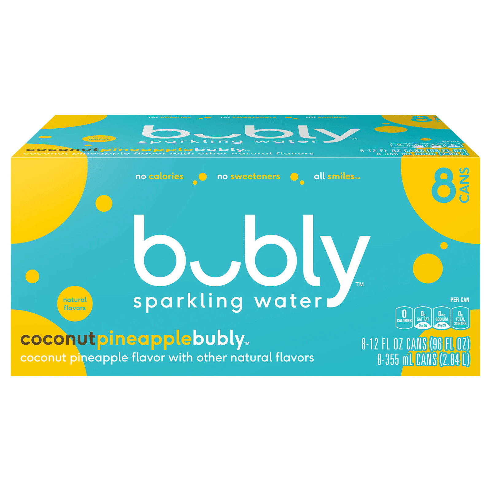 bubly Sparkling Water Coconut Pineapple