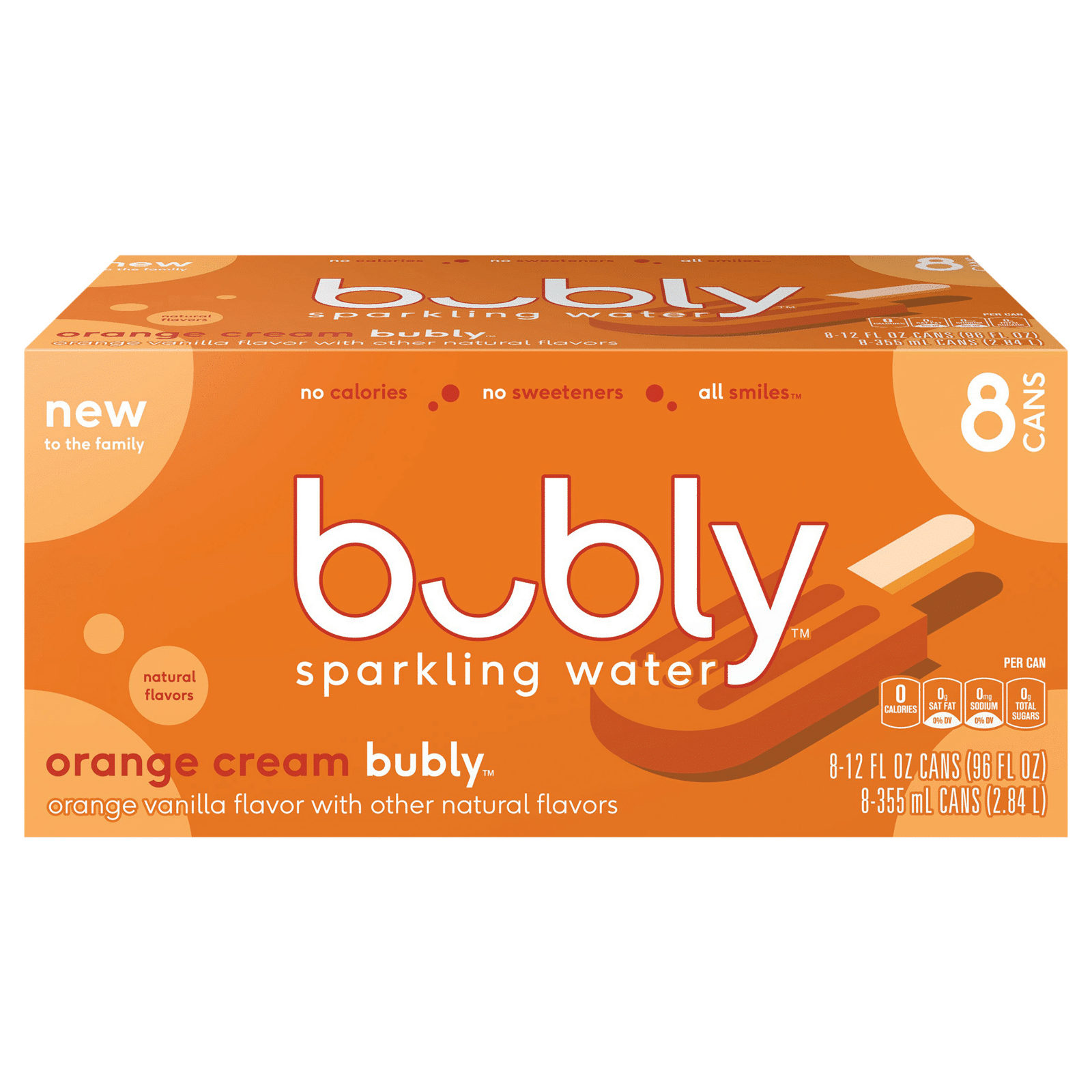bubly Sparkling Water Orange Cream