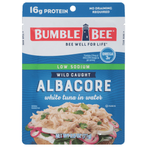 Bumble Bee Low Sodium Wild Caught Albacore White Tuna In Water