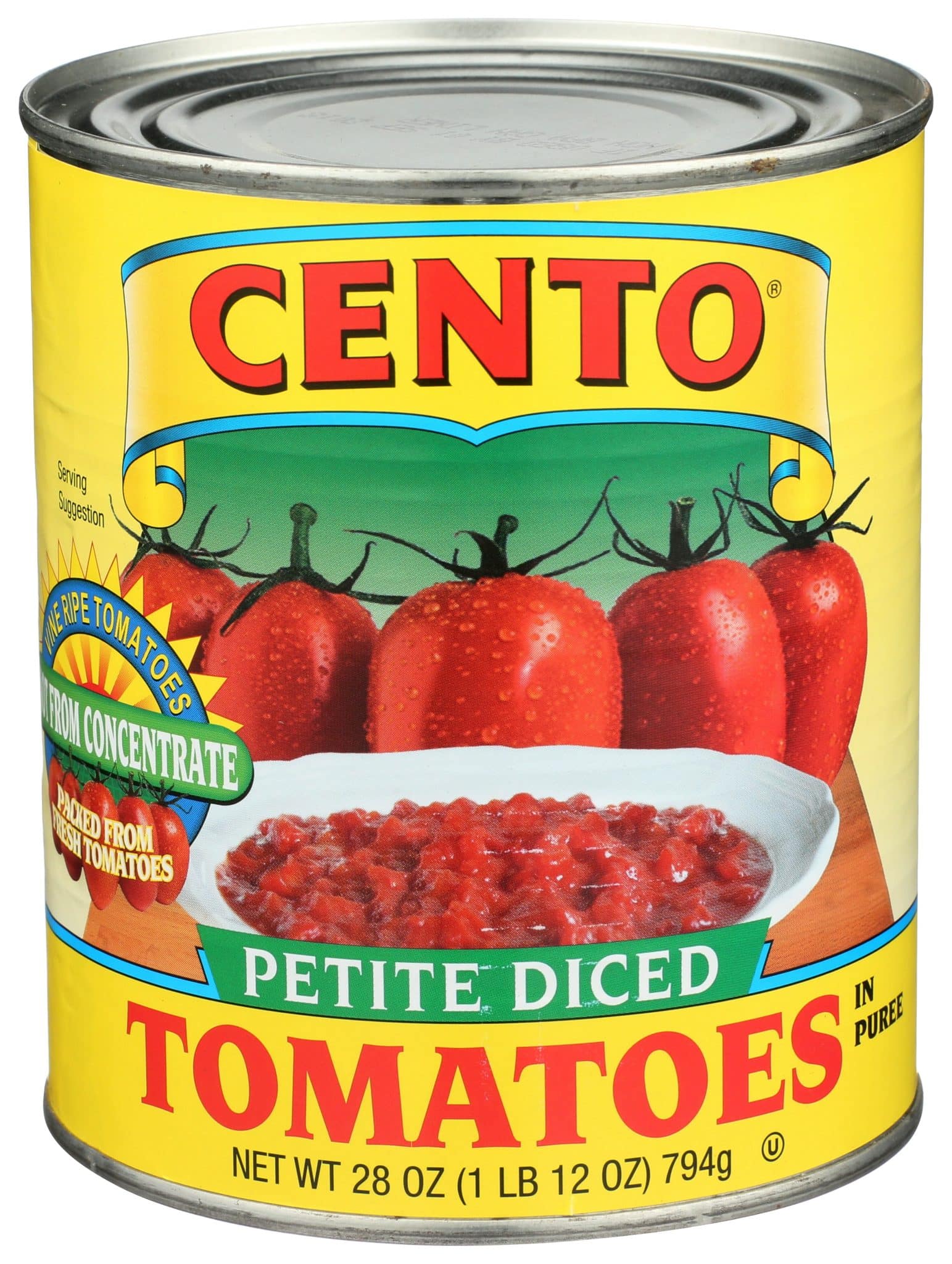 Cento Tomatoes in Puree Petite Diced