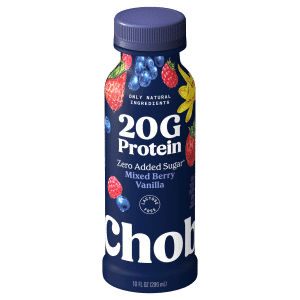 Chobani Complete 1% Milkfat Lowfat Yogurt Drink Mixed Berry Vanilla Lactose Free