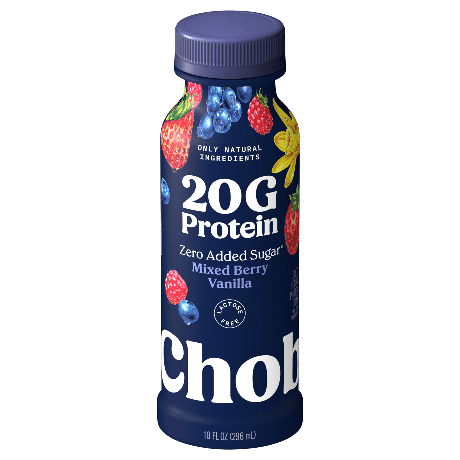 Chobani Complete 1% Milkfat Lowfat Yogurt Drink Mixed Berry Vanilla Lactose Free