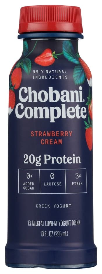 Chobani Complete Greek Yogurt Strawberry Cream Shake