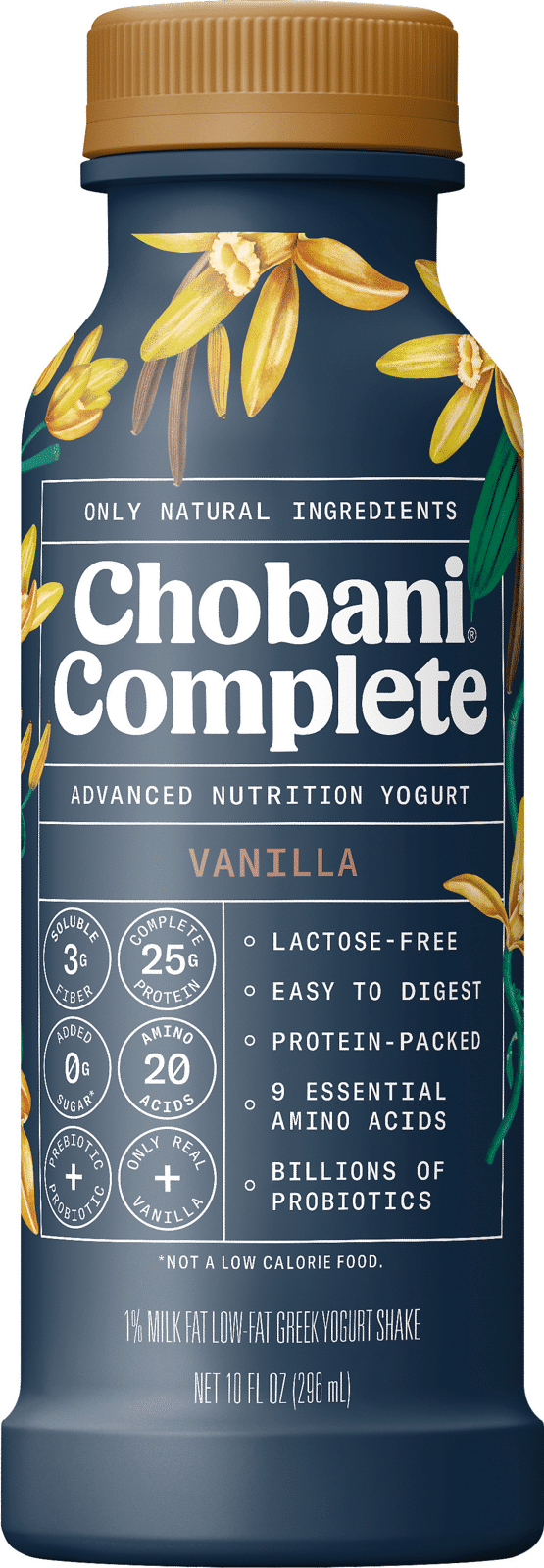 Chobani Complete 1% Milkfat Lowfat Yogurt Drink Vanilla Lactose Free