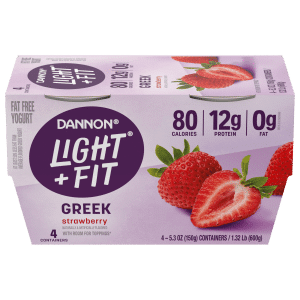 Dannon Light & Fit Nonfat Greek Yogurt Strawberry