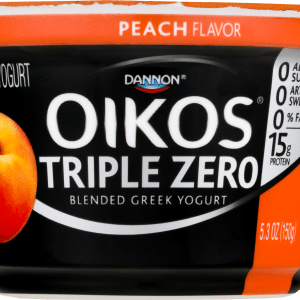 Oikos Triple Zero Blended Greek Nonfat Yogurt Peach