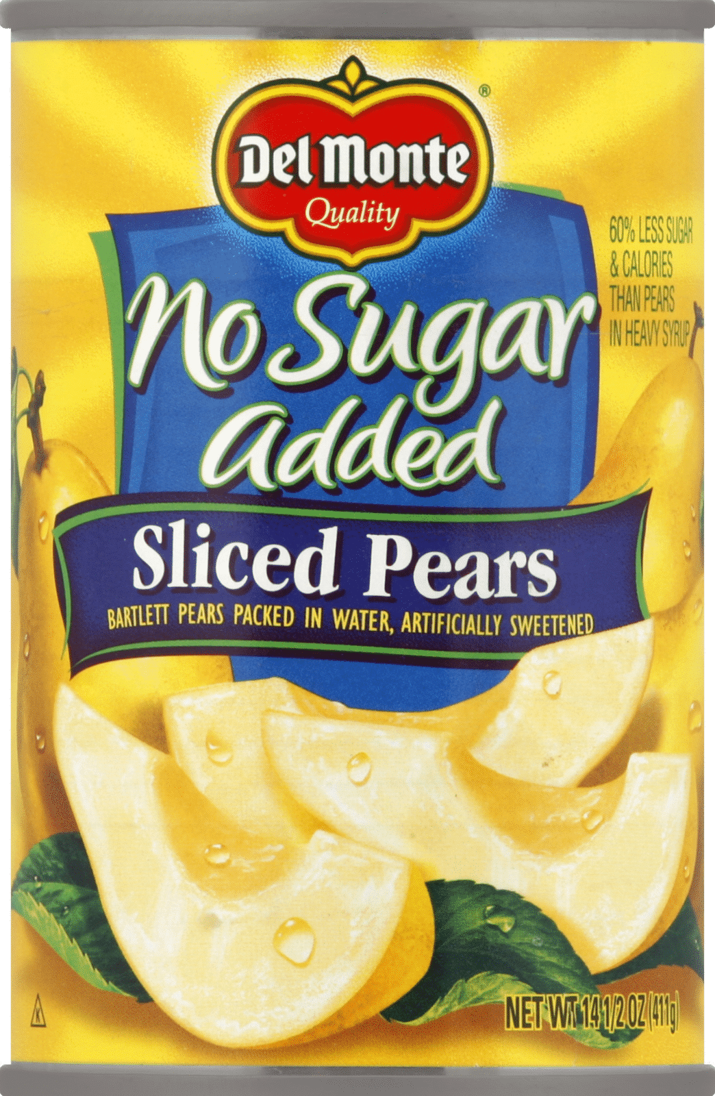 Del Monte No Sugar Added Sliced Pears