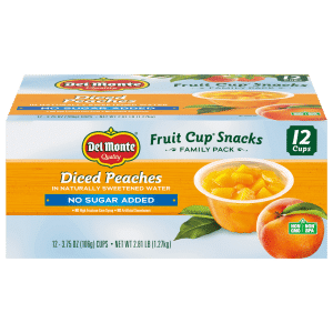 Del Monte Peaches Fruit Cup Diced