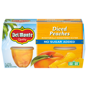 Del Monte Diced Peaches No Sugar Added