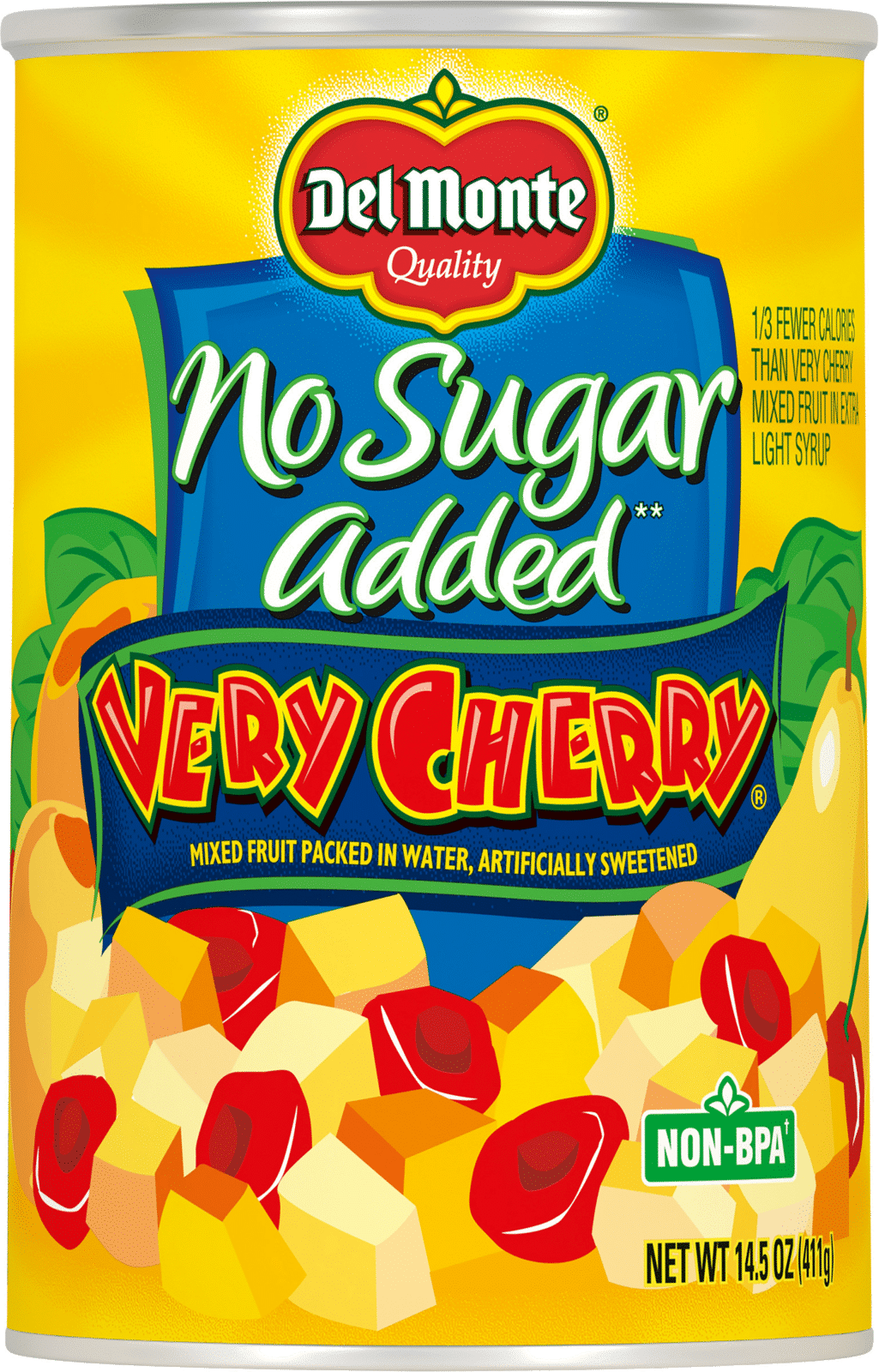 Del Monte Very Cherry No Sugar Added Mixed Fruit