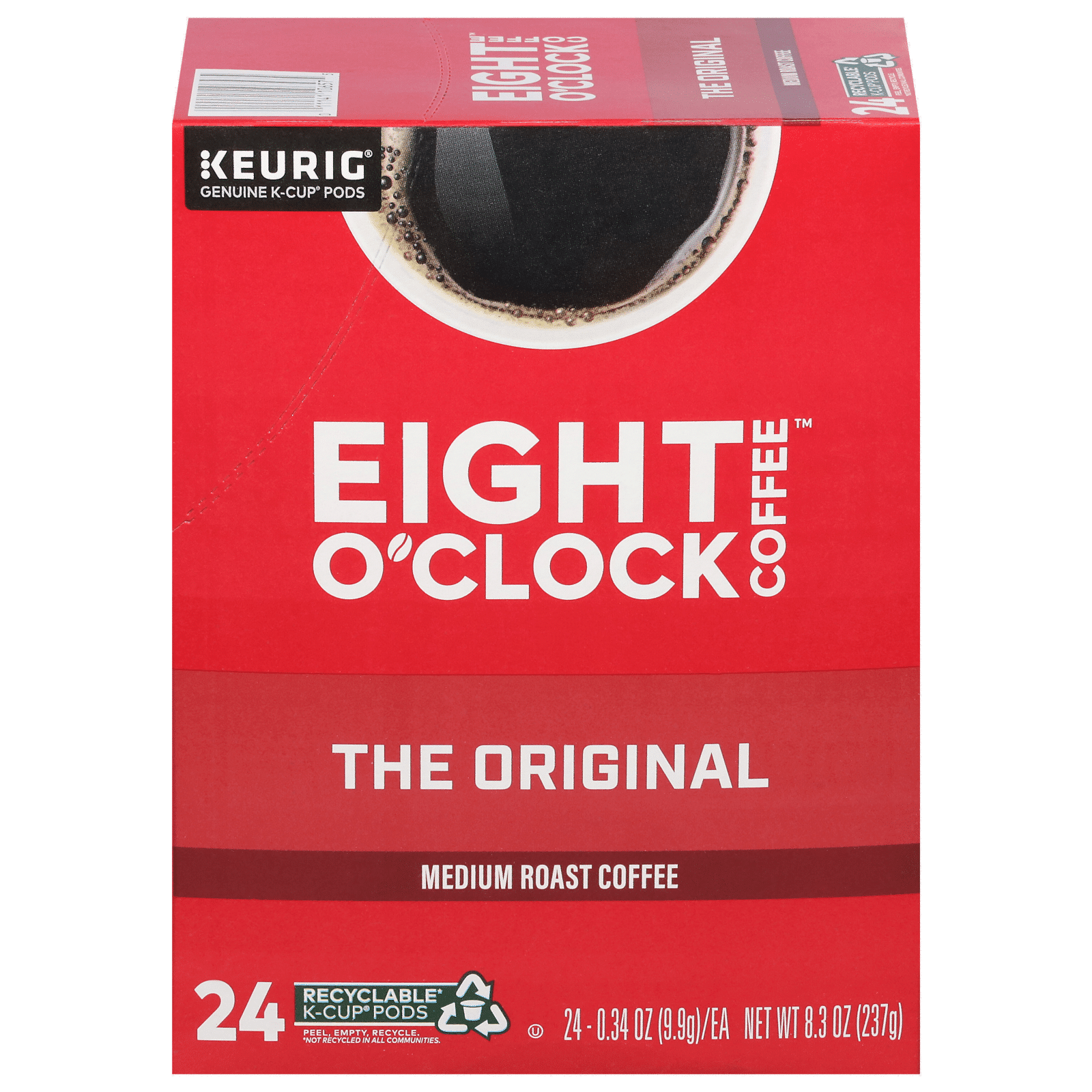 Eight O'Clock Coffee Medium Roast The Original K-Cup Pods