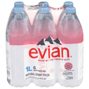 Evian Natural Spring Water