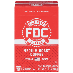 Fire Dept Balanced & Smooth Medium Roast Coffee Single Serve Cups