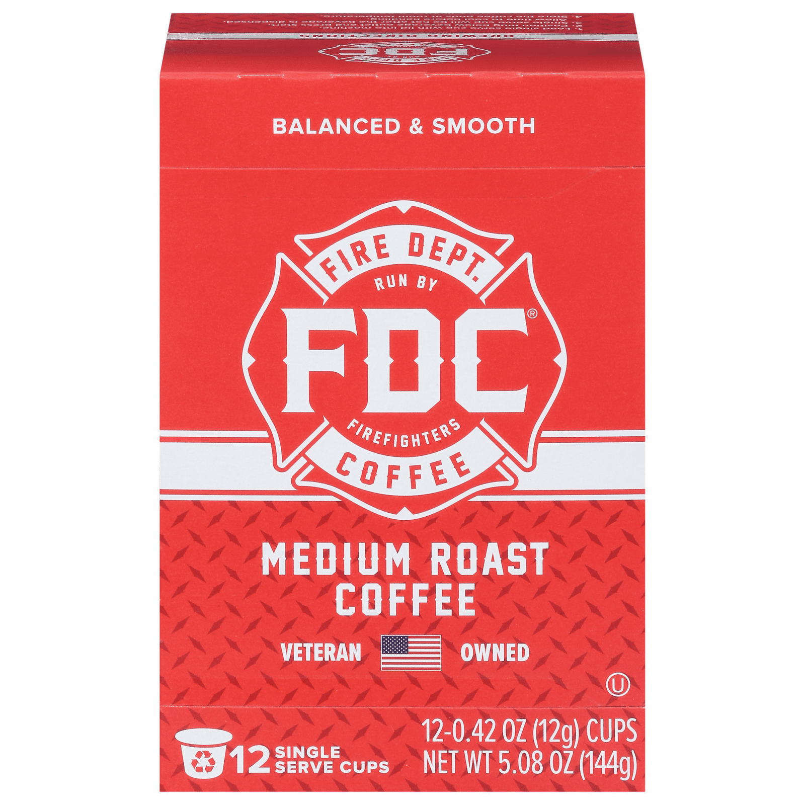 Fire Dept Balanced & Smooth Medium Roast Coffee Single Serve Cups