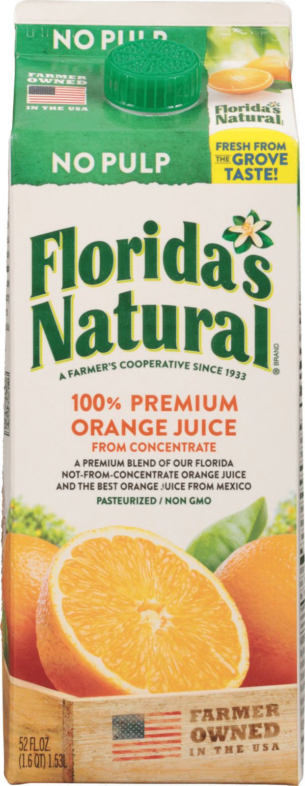 Florida's Natural No Pulp Orange Juice