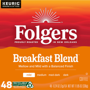 Folgers Breakfast Blend Mild Roast Coffee