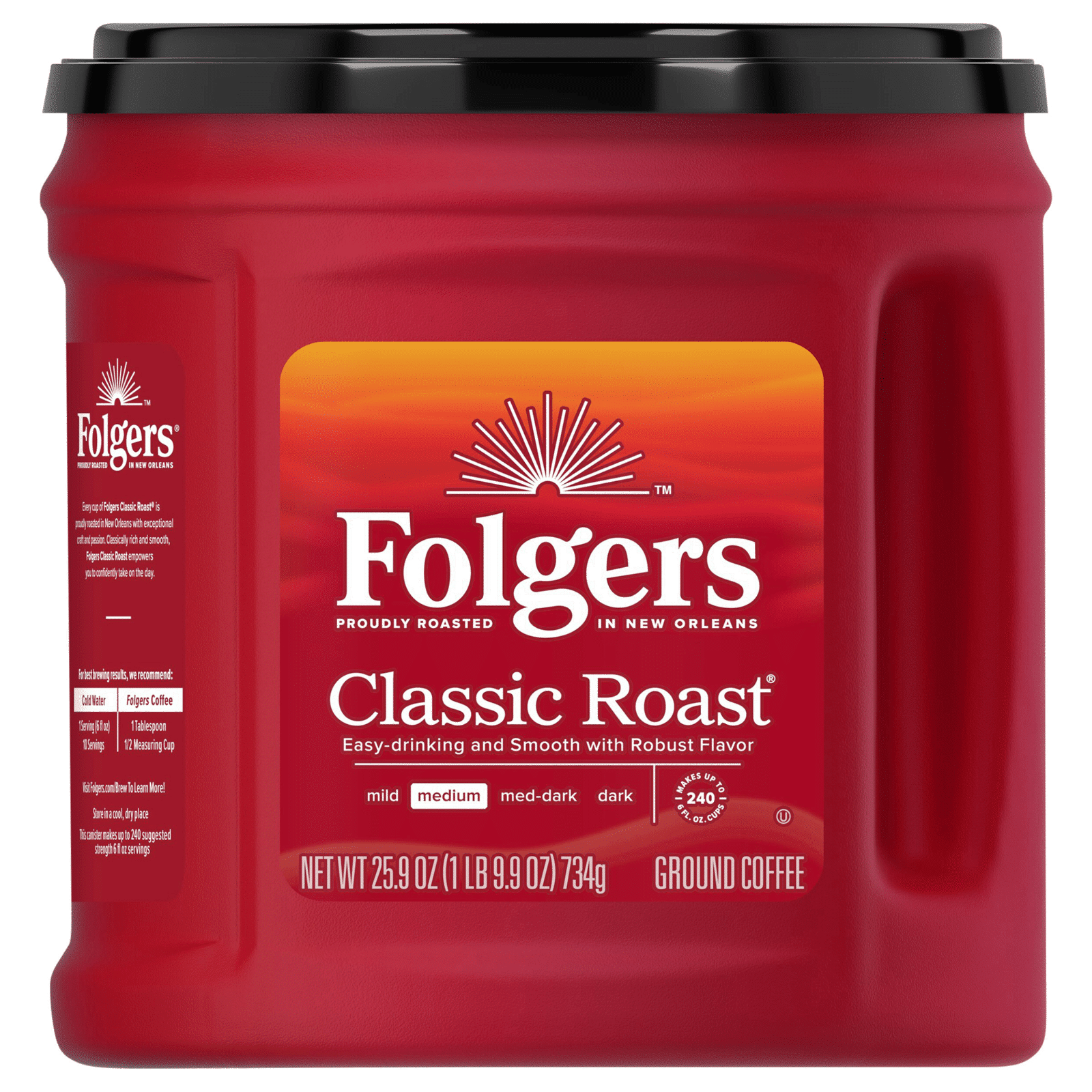 Folgers Medium Ground Classic Roast Coffee